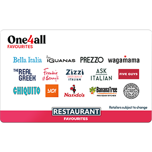 Restaurant Favourites Gift Card
